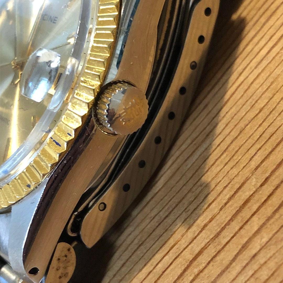 LEN  GLYCINE 自動巻き腕時計 シルバー/ゴールド