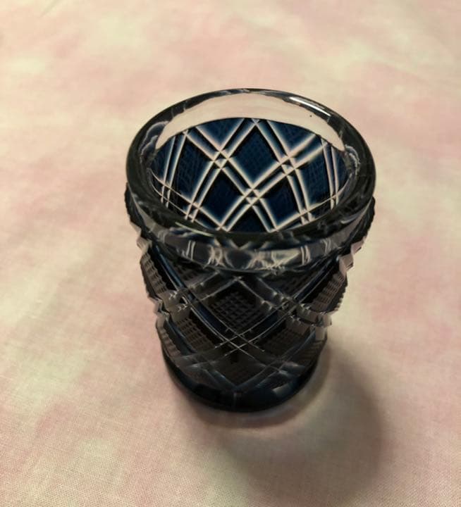 薩摩切子＊ぐい呑み おちょこ ロックグラス