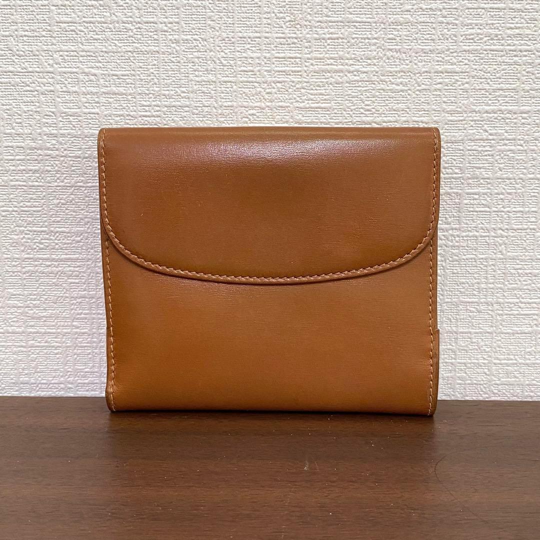 GUCCI☆希少☆二つ折り財布 ブラウン レザー