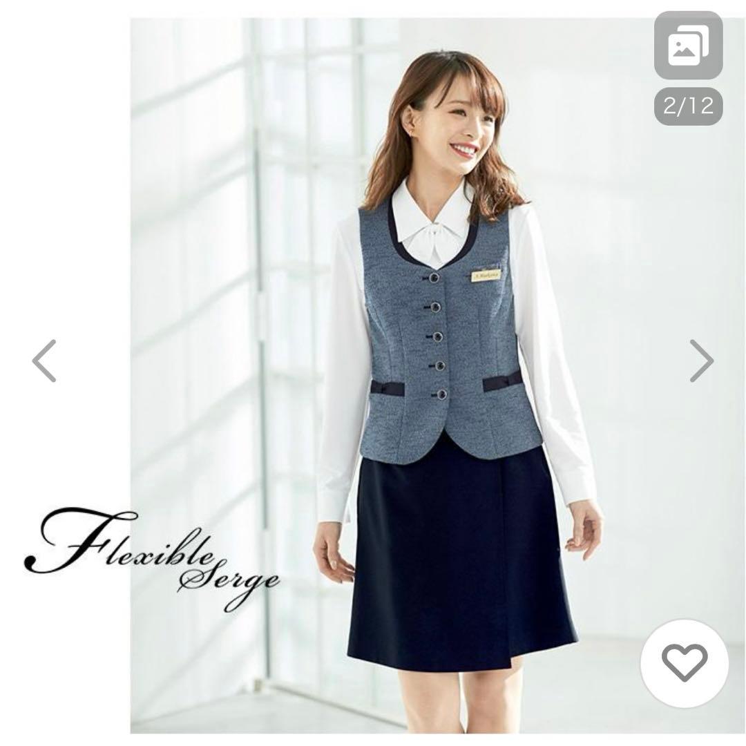 新品未使用品 アンジョア ラップキュロットスカート 9号 2枚