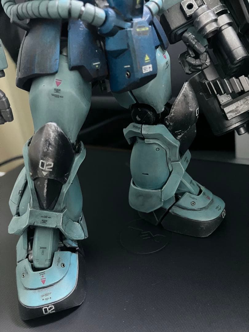 MG グフカスタム 1/100 塗装済み完成品 模型・プラモデル