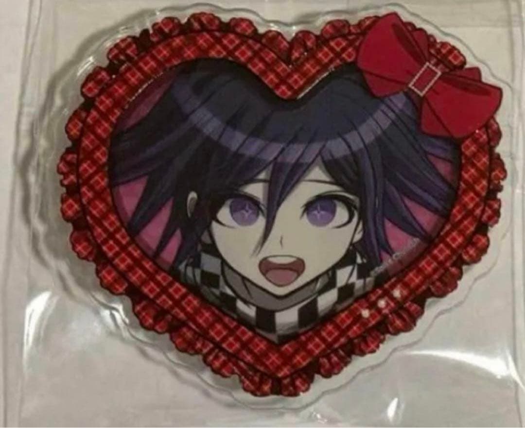 ダンガンロンパ 王馬小吉 ハート型アクリルバッジ③