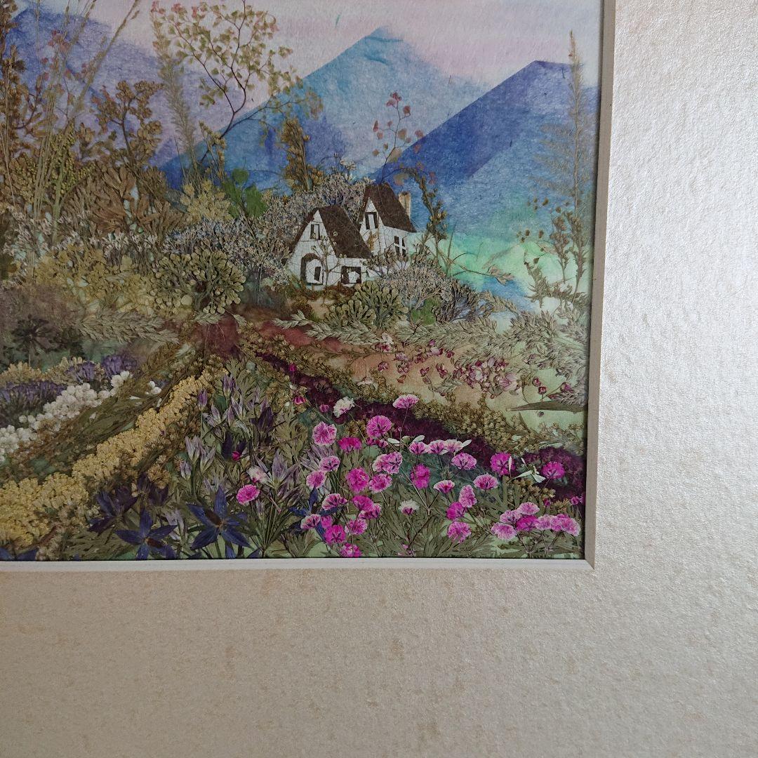 ハンドメイド 押し花 額 ふしぎな花倶楽部