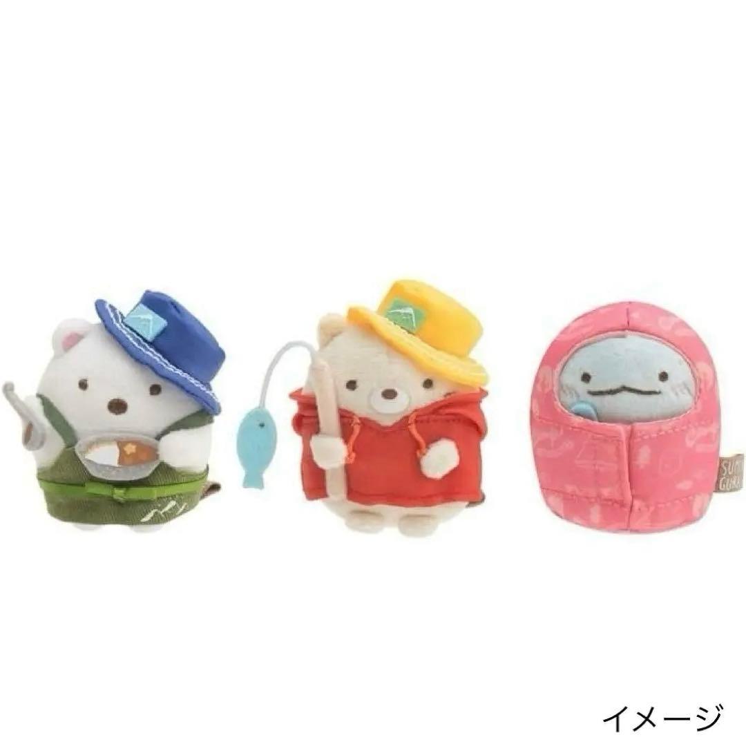 L-Breathすみっコぐらし コラボ ゼビオ限定 てのりぬいぐるみ 3個