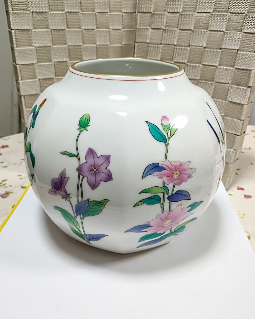 vintage 香蘭社 花瓶 春蘭 香蘭社の花瓶 春蘭