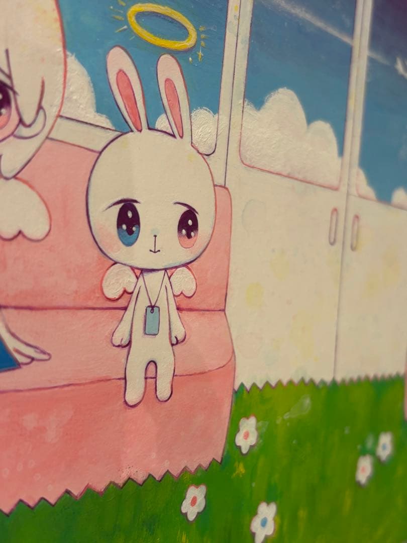 zukky 【1泊２日 天国の旅】 原画 初期作品 現代アート 直筆サイン入り