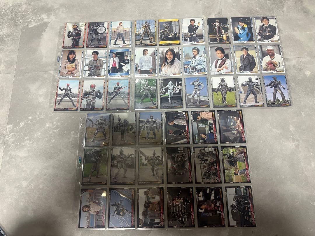 仮面ライダー555トレーディングカードTV版フルセット木場勇治役直筆サインカード