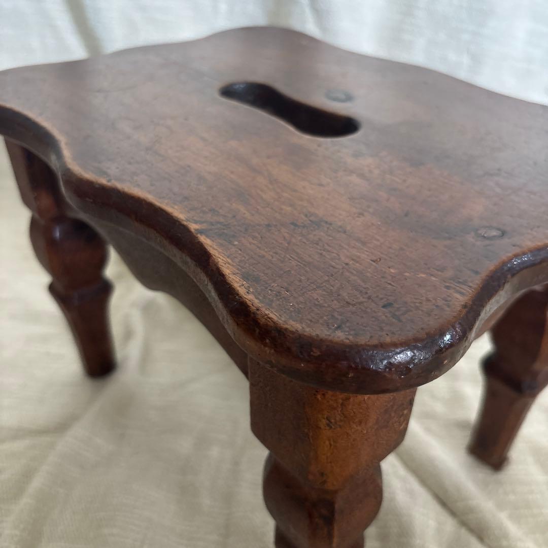 フランスアンティーク 腰掛け 花台