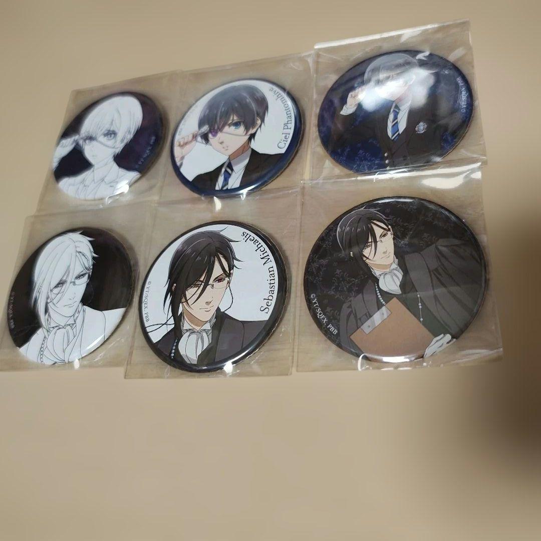黒執事 缶バッジ TSUTAYA 寄宿学校編 シエル セバスチャン - メルカリ