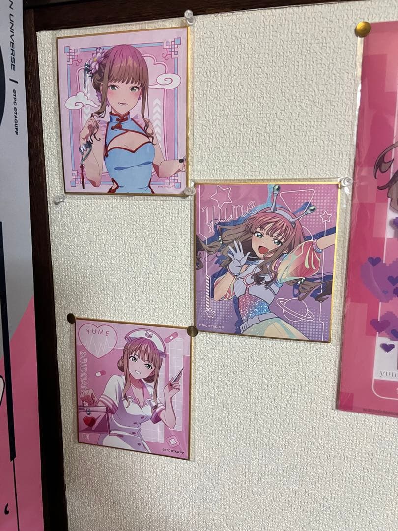 グリッドマンユニバース 南夢芽 アクスタ タペストリー クリアファイル