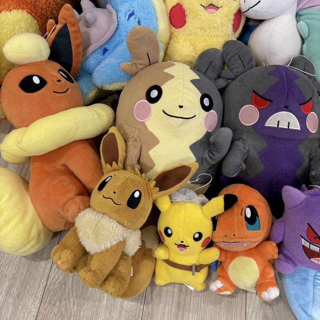 ポケモンぬいぐるみ　まとめ売り　19個　ピカチュウ　大量　フシギダネ