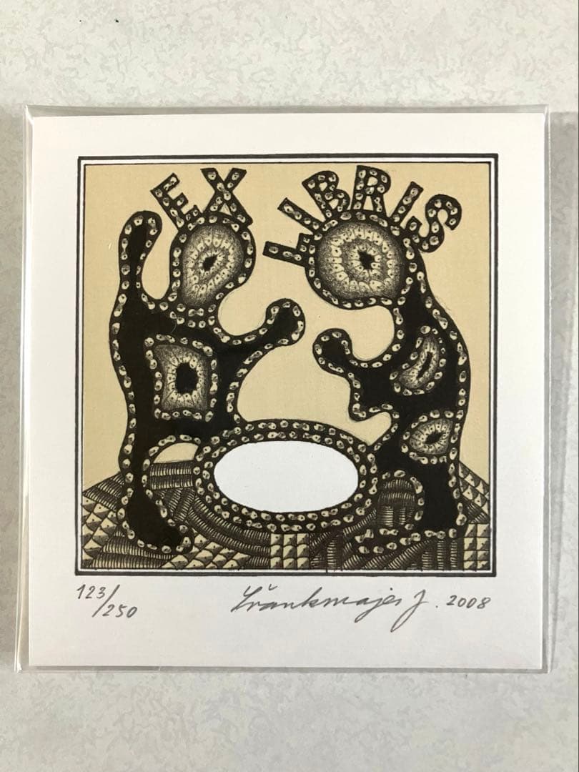 最終値下げ！) ヤン・シュヴァンクマイエル 蔵書票5枚 & 人間椅子