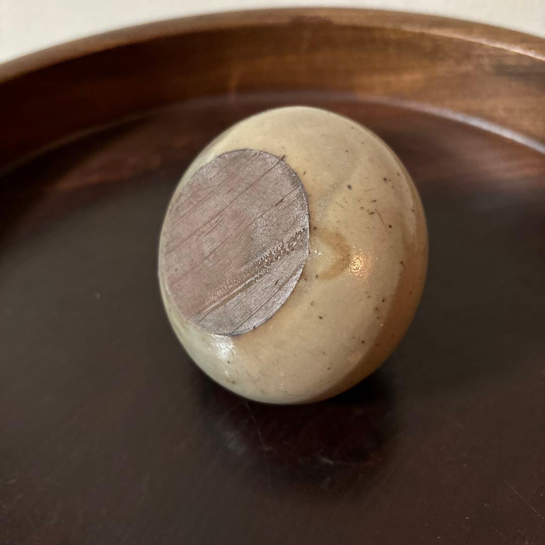 古丹波 白丹波油壷 江戸時代 小壺 花器 酒器 民藝 検: