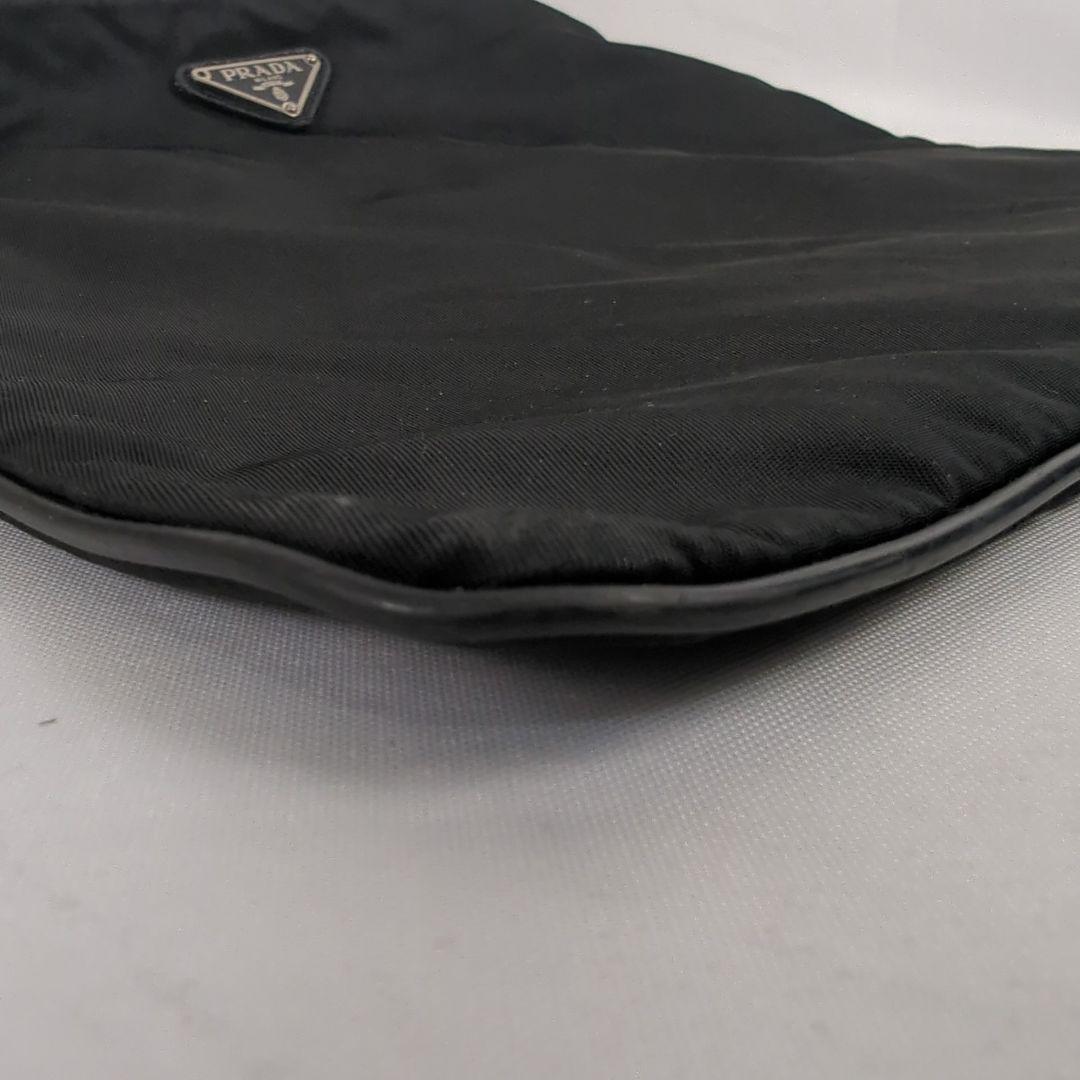 【良品】PRADA プラダ サコッシュ ナイロン ショルダーバッグ プレート