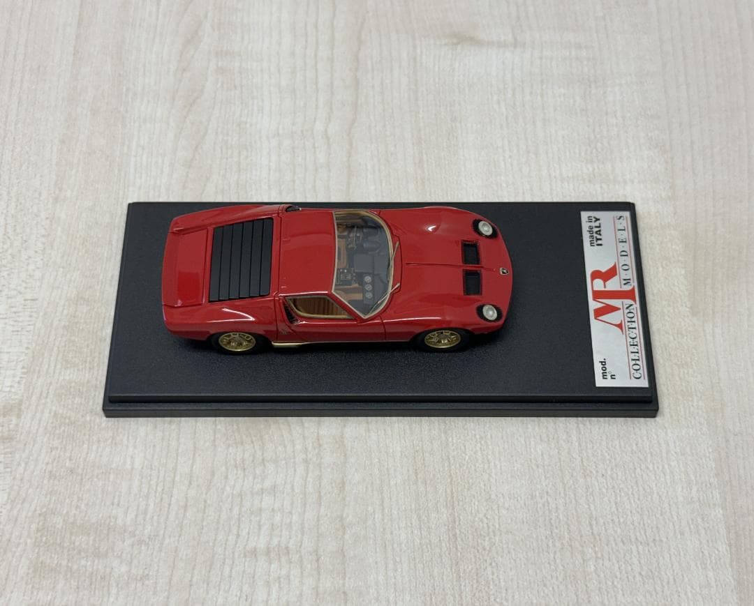 新品未展示 1/43 MR コレクション ランボルギーニ ミウラ S レッド