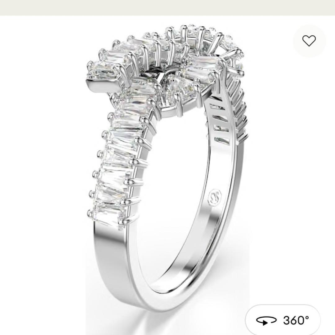 【美品】スワロフスキー　Matrix リング　サイズ55