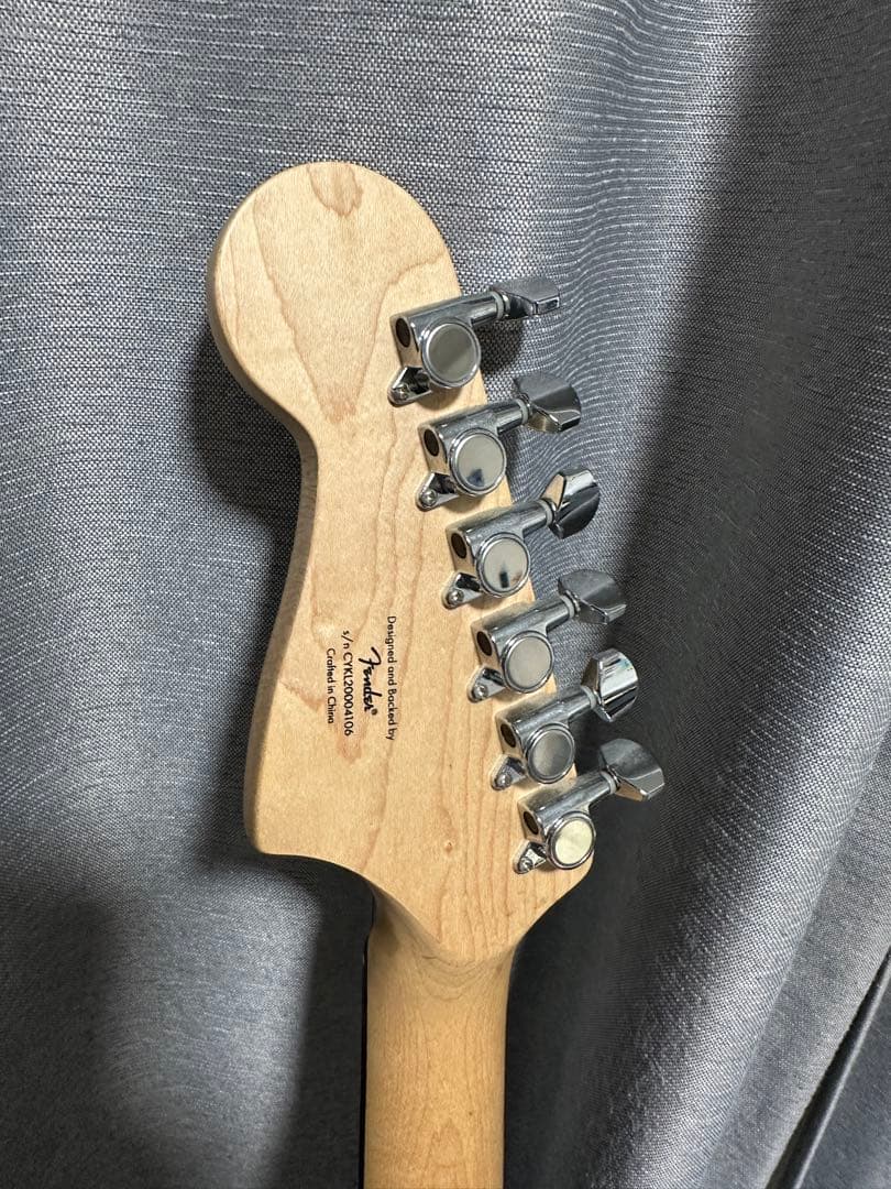 【美品】Squier by Fender Jazzmaster HH 白黒