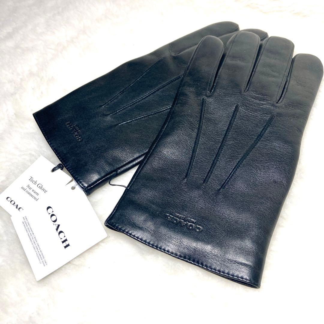 未使用品✨】コーチ COACH グローブ 手袋 レザー 54182 黒