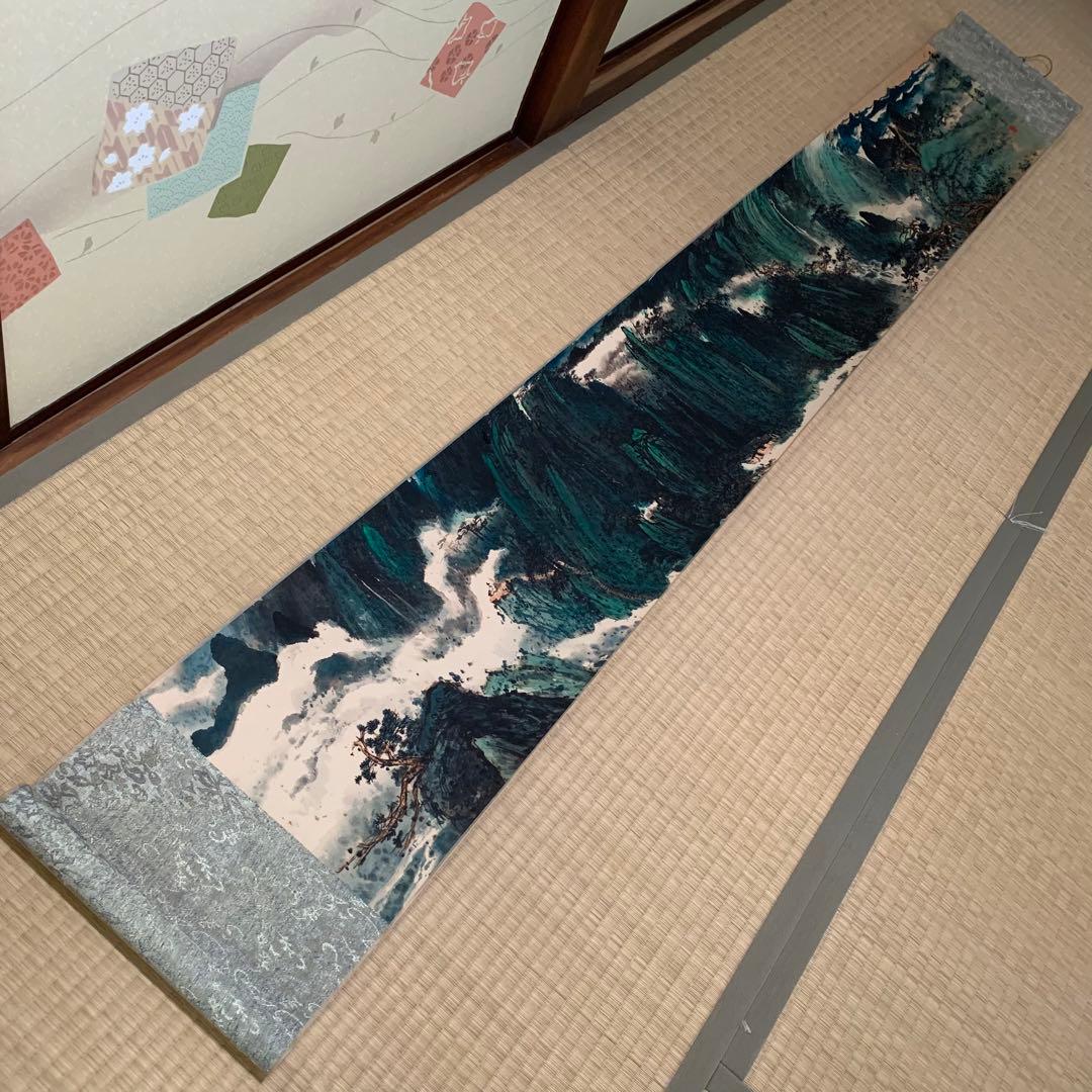 中国絵画　究極の名家作品セット 張大千齊白石徐悲鴻 李可染 傅抱石 など国画巻絵