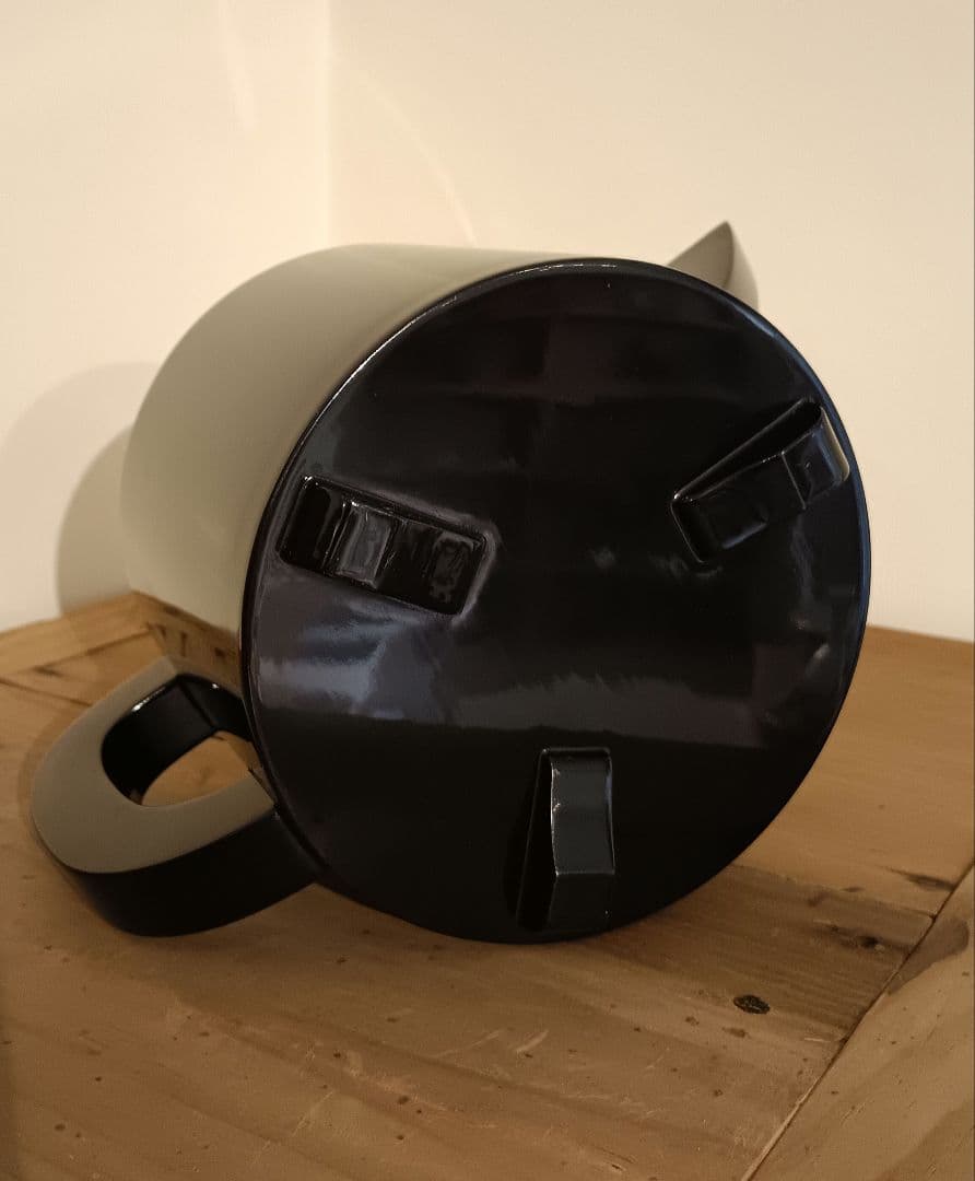 眞塗 木製 漆 湯筒 中古 茶道具】湯桶共箱付き☆定価68,000円