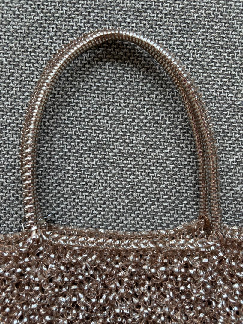 アンテプリマ ワイヤーバッグシルバーゴールド