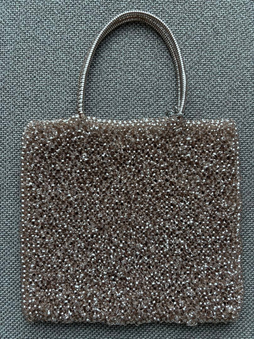 アンテプリマ ワイヤーバッグシルバーゴールド