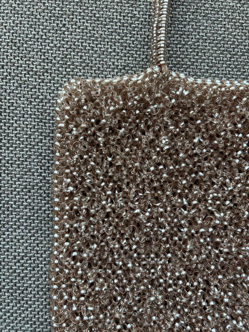 アンテプリマ ワイヤーバッグシルバーゴールド