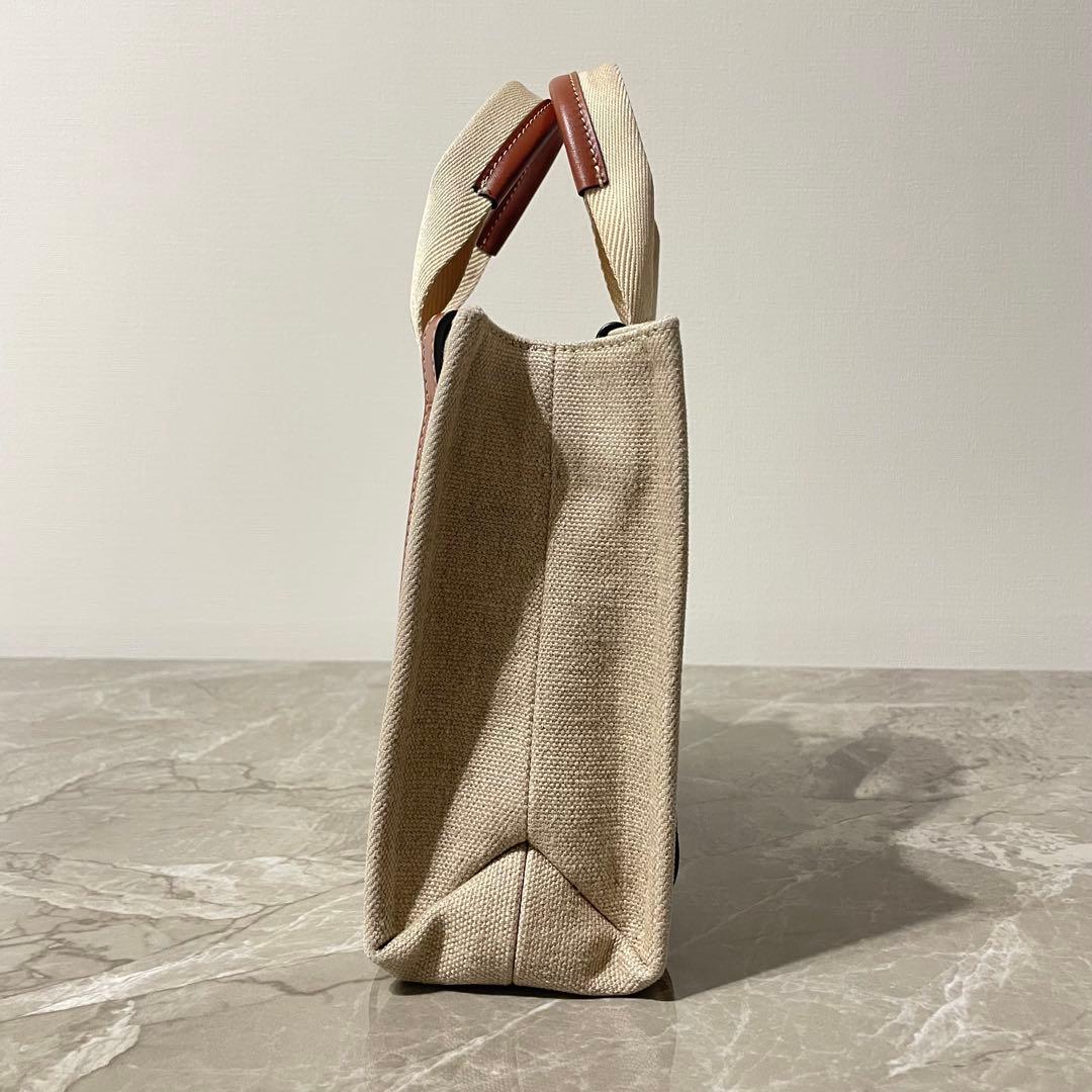 ✨美品✨Chloe リネン製WOODYスモールトートバッグ 正規品 即購入OK