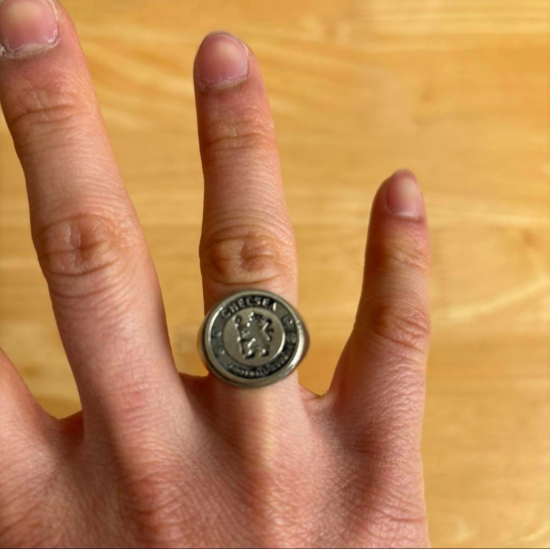 チェルシーFC　ロゴ　ビンテージシルバーリング