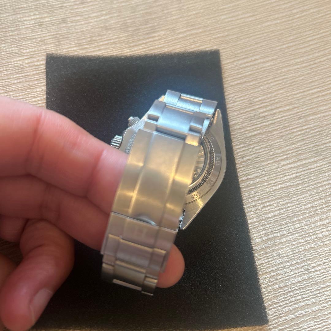 正月　大特価　海外製　自動巻き　時計　デイトナ風　アイスブルー　オマージュ