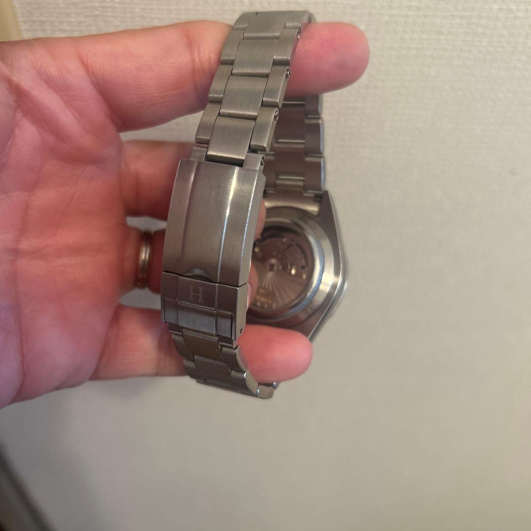 正月　大特価　海外製　自動巻き　時計　デイトナ風　アイスブルー　オマージュ