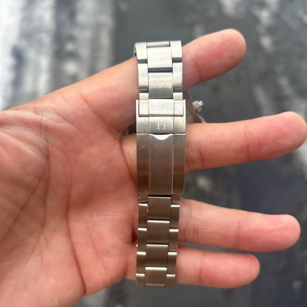 正月　大特価　海外製　自動巻き　時計　デイトナ風　アイスブルー　オマージュ