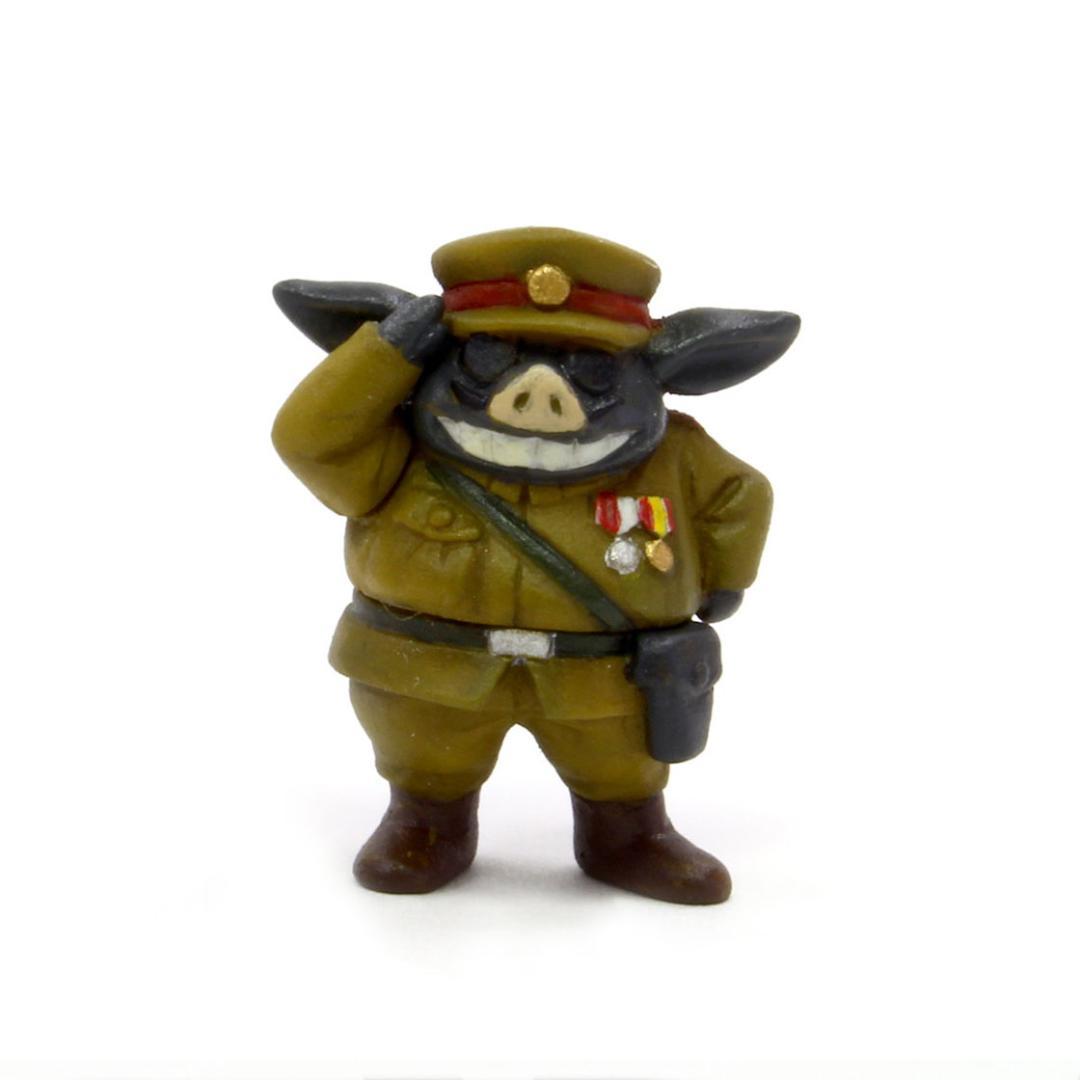 【絶版／激レア】宮崎駿の雑想ノート 夢の多砲塔戦車 悪役1号 短砲身型 1/72