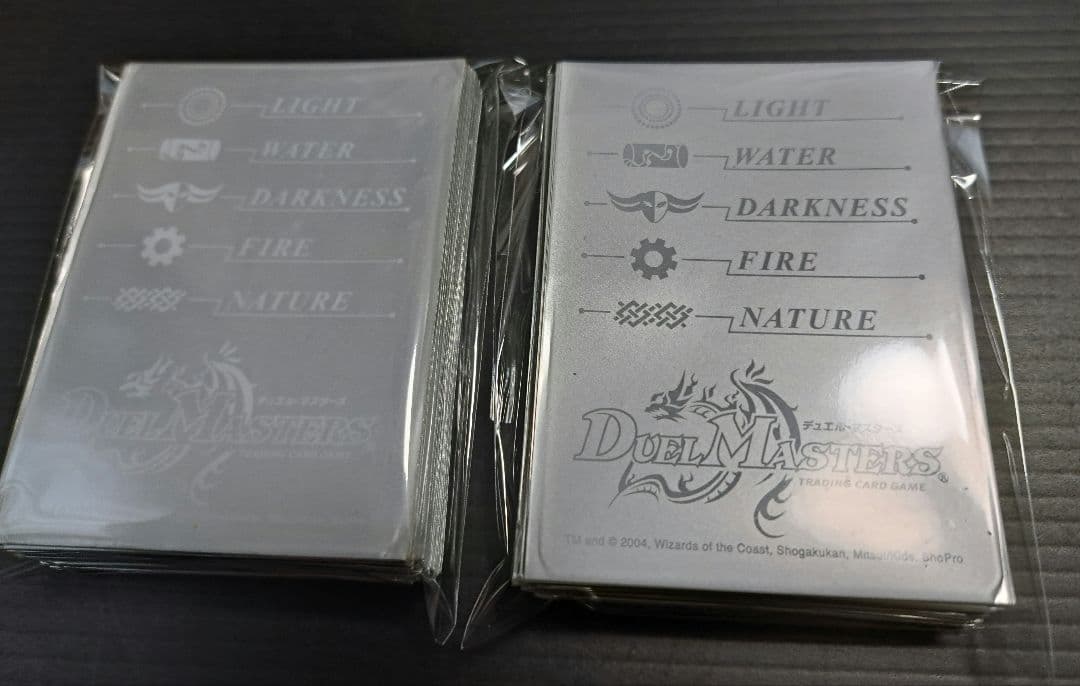 デュエルマスターズ 初期 スリーブ 旧公式スリーブ シルバー 120枚