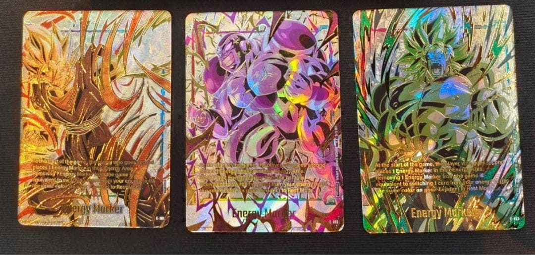 チャンピオンシップエナジーマーカー 未開封3枚(ベジット、フリーザ、ブロリー エナジーマーカー ベジット フリーザ ブロリー 3枚 チャンピオンシップ