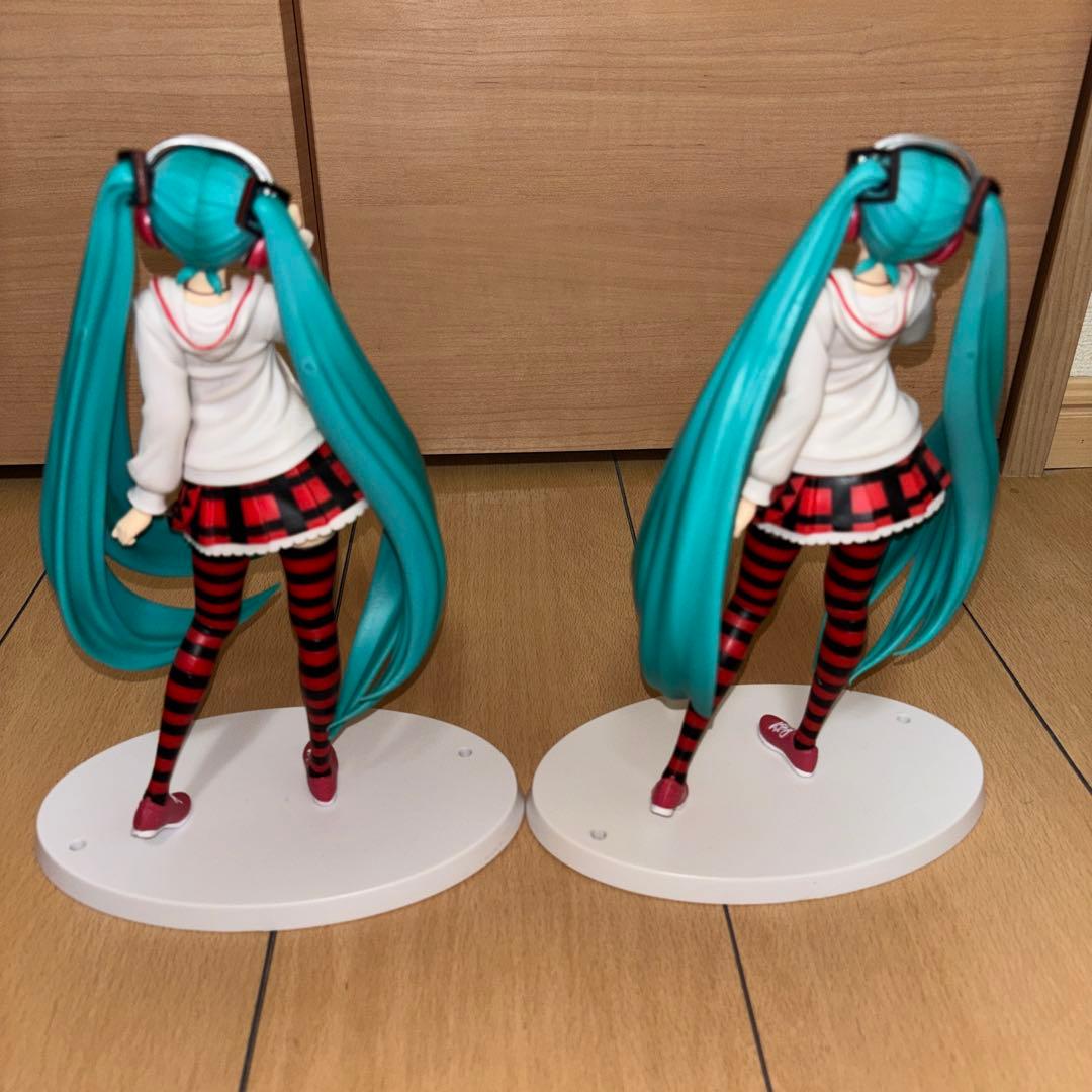 【4体セット】 初音ミク フィギュア にゃんこ ナチュラル リボンガール