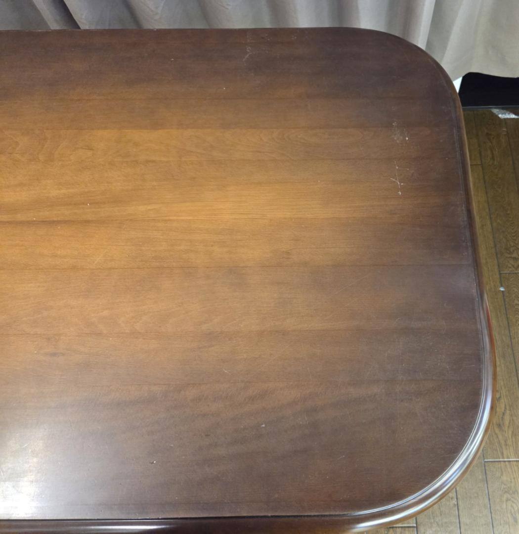 〈たのめる便〉飛騨産業 穂高 ダイニングテーブル SC-314WP 現状渡し