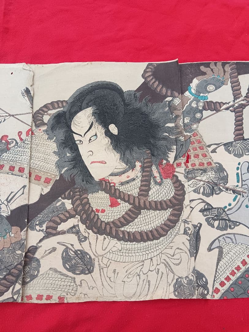 x*z様 歌舞伎の木版画　尾上菊五郎　明治２８年　　　浮世絵　錦絵　役者