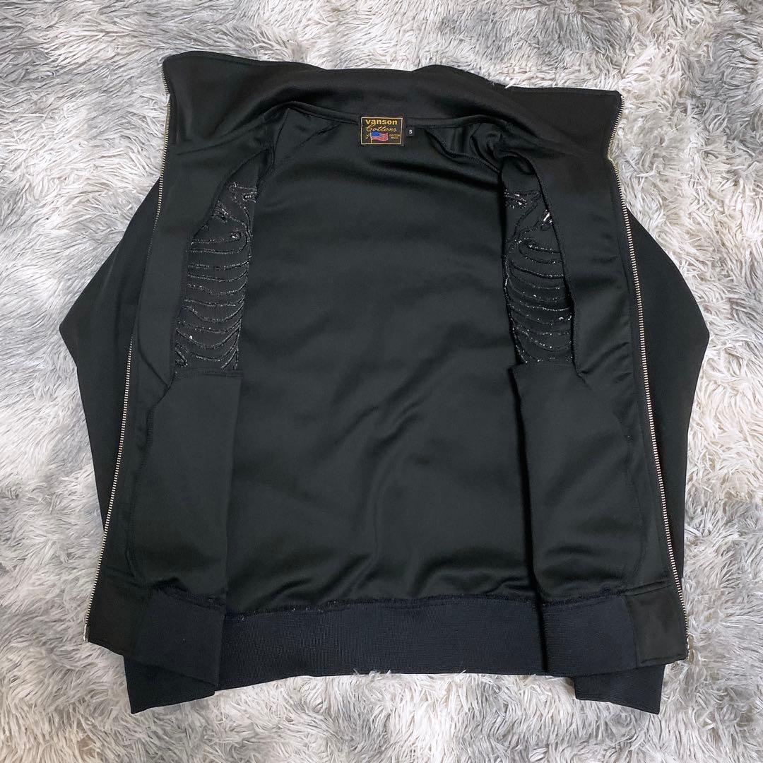 VANSON　ヒューマンボーントラッカージャケット オールブラック