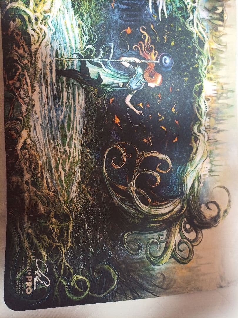 成長のらせん プレイマット Seb McKinnon サイン入り MTG Growth