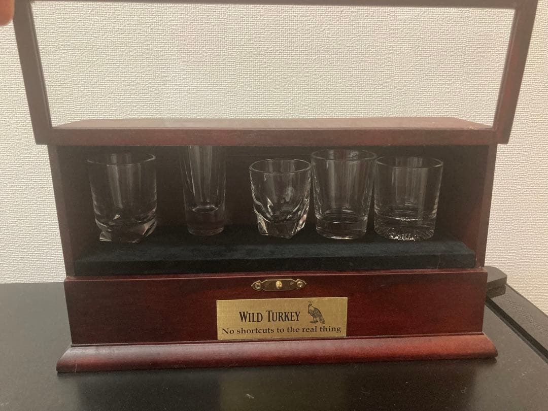 レア＊ワイルドターキー グラスセット　木箱