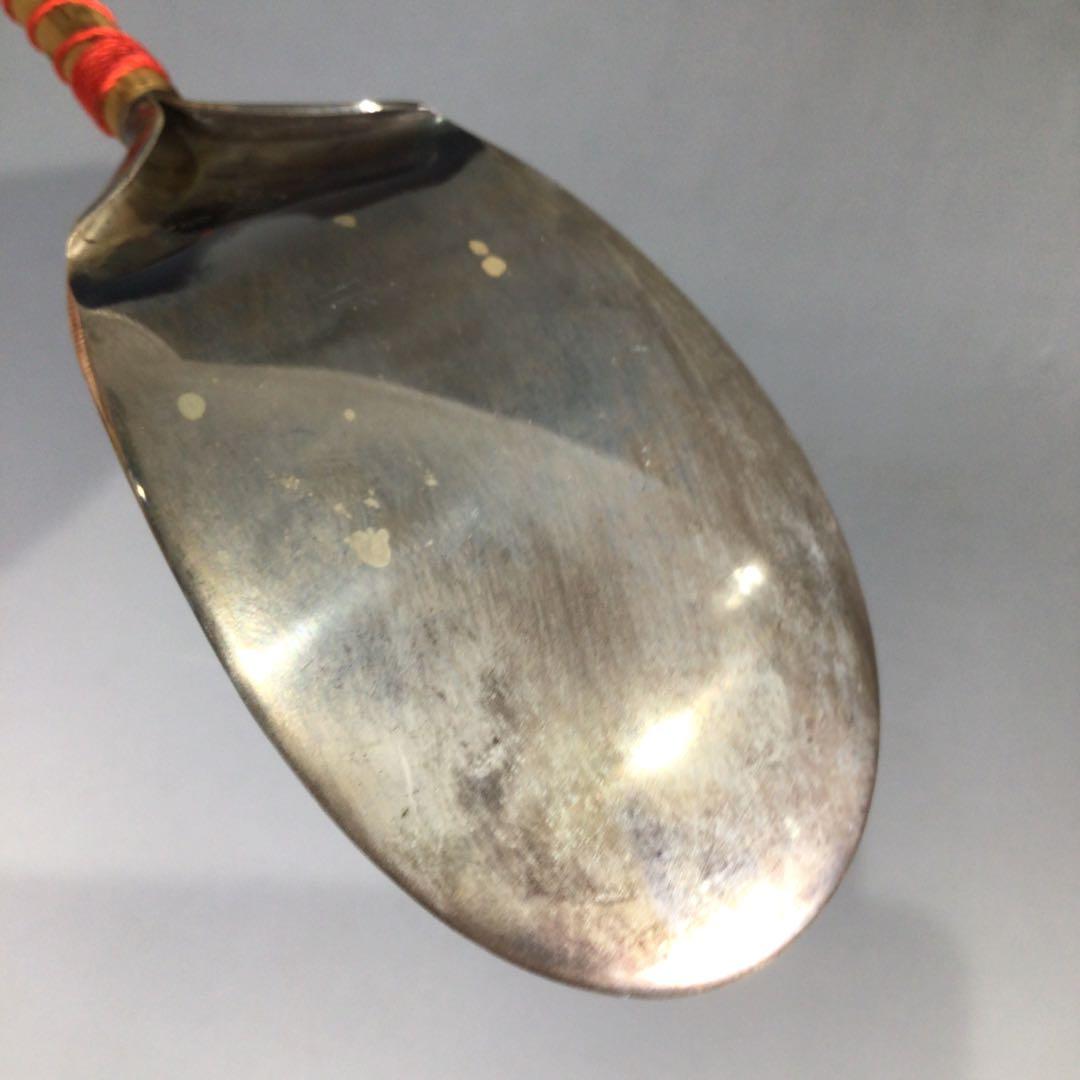 Ｐ９１　灰匙　『金工師　木村清五郎造』『南鐐灰匙』　共箱　茶道具　炭道具