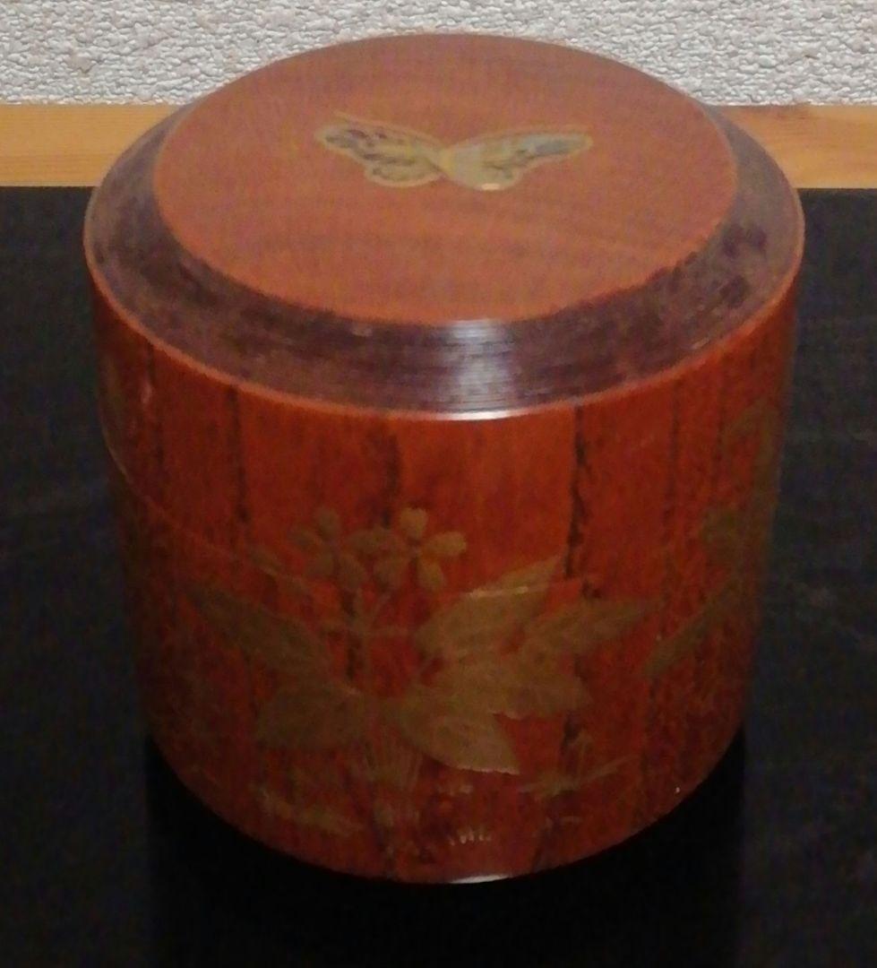 荒井正春作 欅 吹雪 春ノ野 蒔絵 棗 共箱 茶道具の通販はau PAY