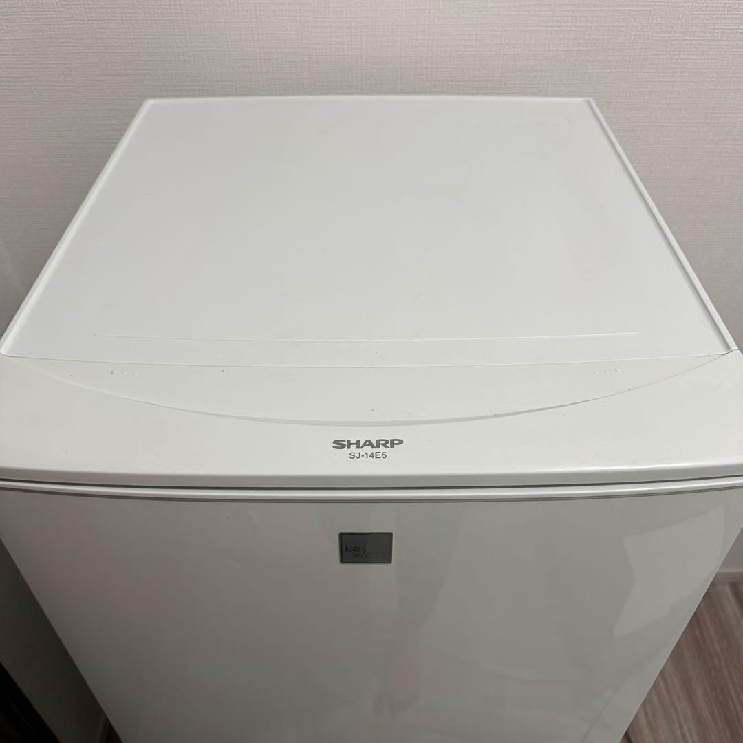 SHARP 冷凍冷蔵庫【SJ-14E5-KW】2018年製 シャープ