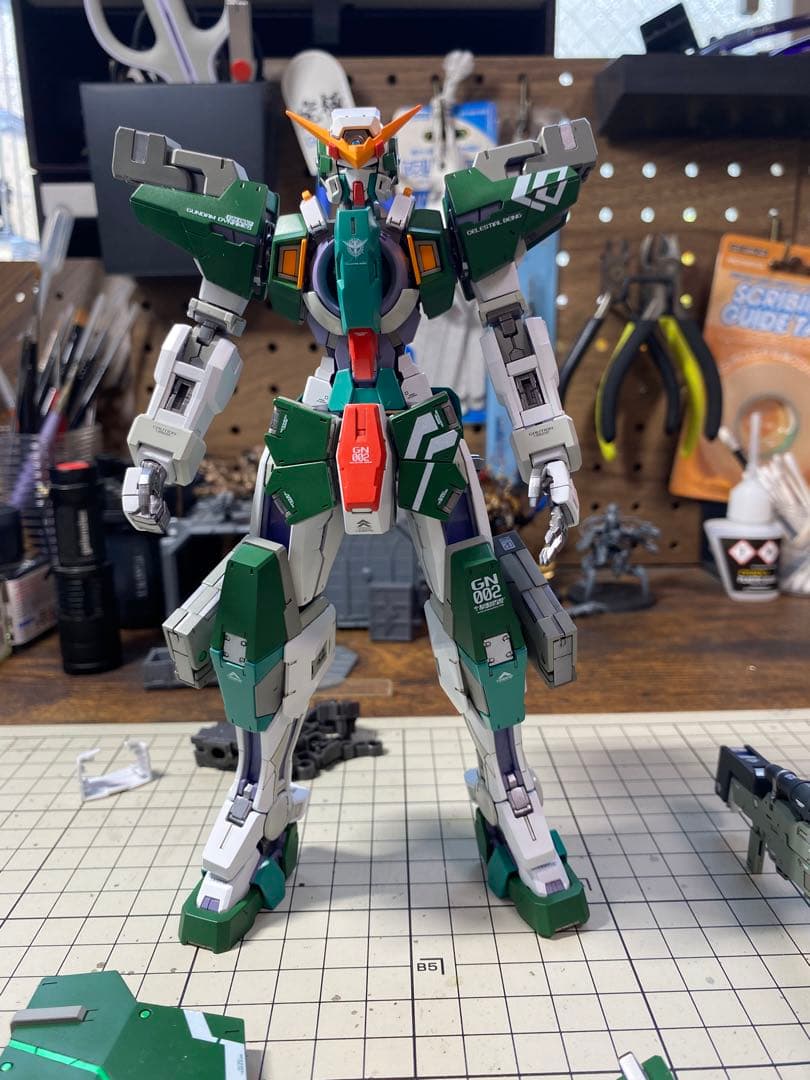 ガンプラ塗装済み完成品 mg ガンダムデュナメス リペアIII ガンプラ