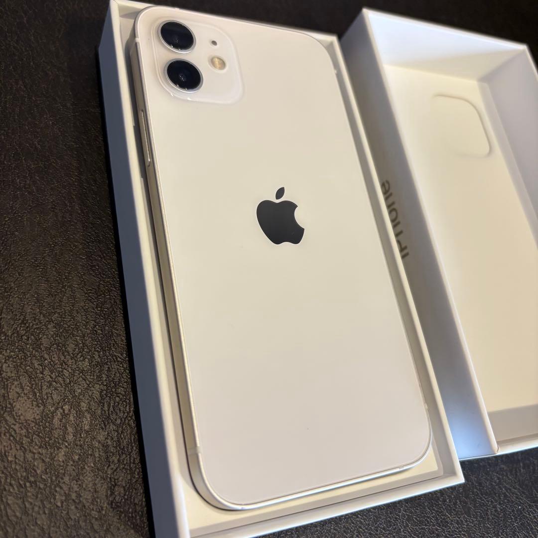 美品】iPhone 12 128GB ホワイト SIMフリー