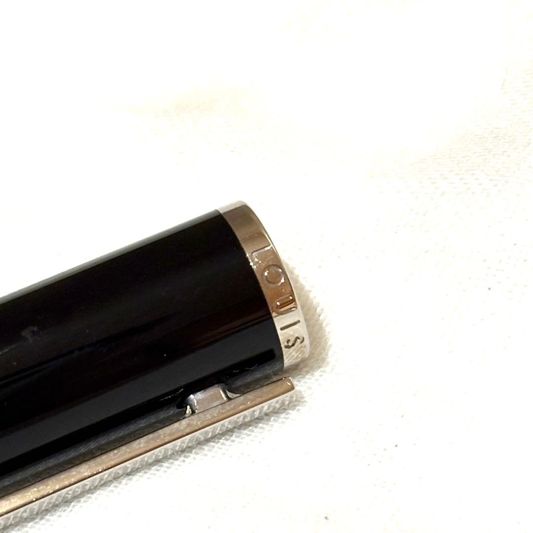 【美品】ルイ ヴィトン ジェットリーニュ ボールペン ツイスト式 シルバー金具