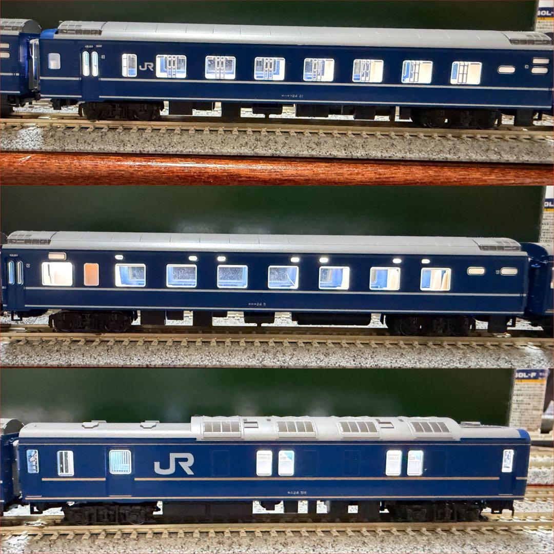 【室内灯有】KATO 10-881,882 24系寝台特急「日本海」11両セット