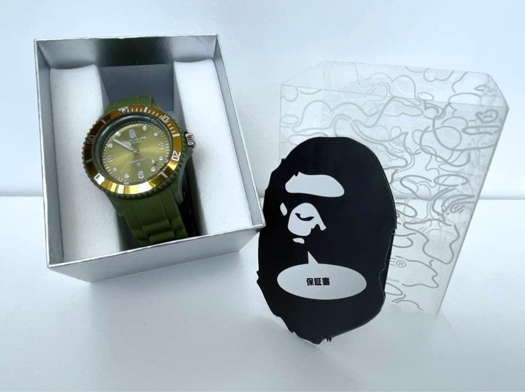 FROMJAPAN様売約済　A BATHING APE 時計 ラバーバンド