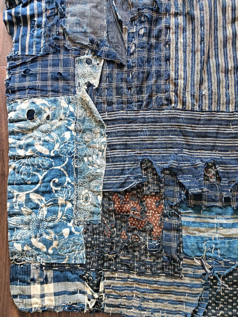 アートピース襤褸敷物 観賞用 boro japan vintage